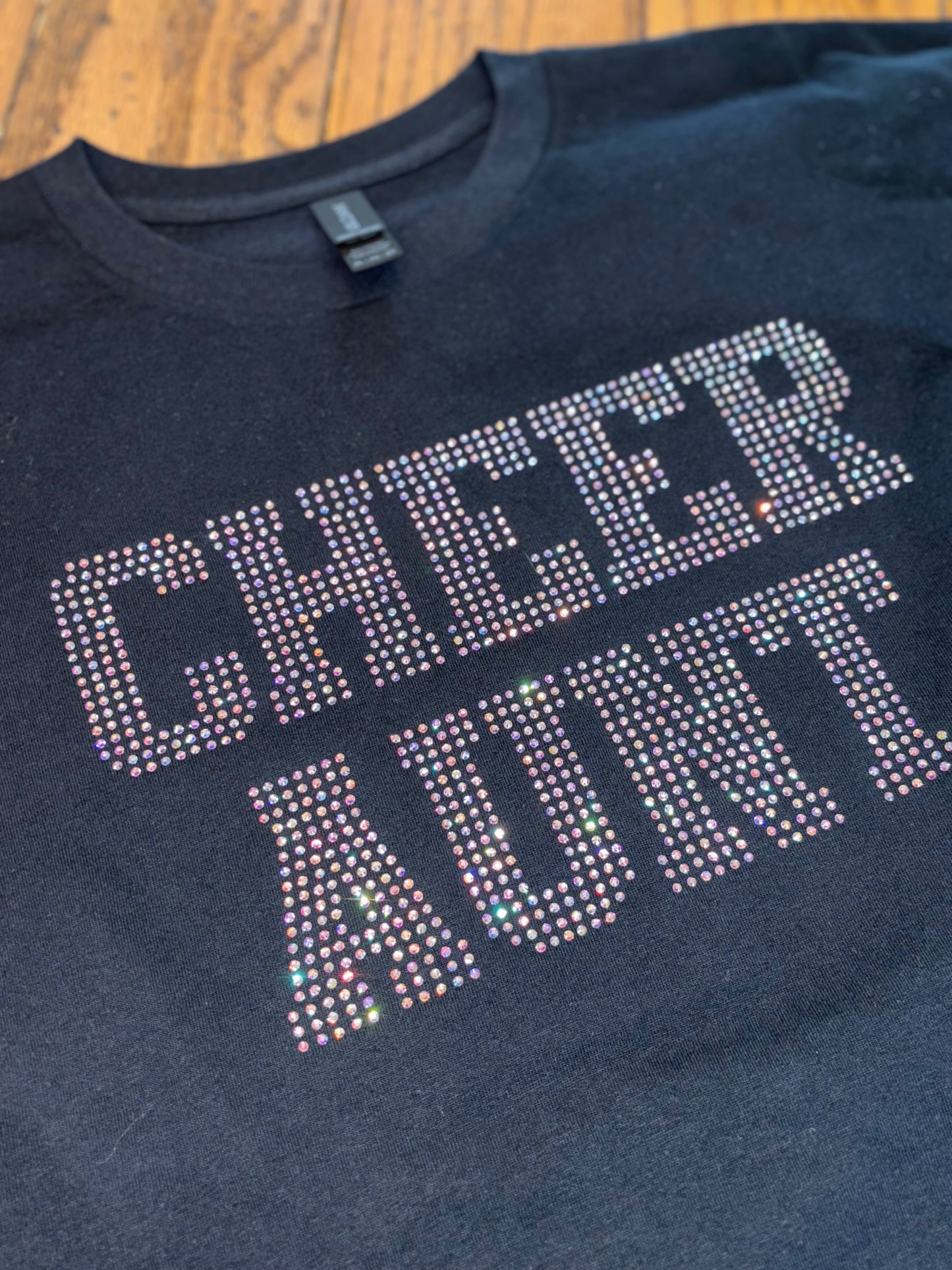 Cheer Aunt AB Rhinestone T-Shirt